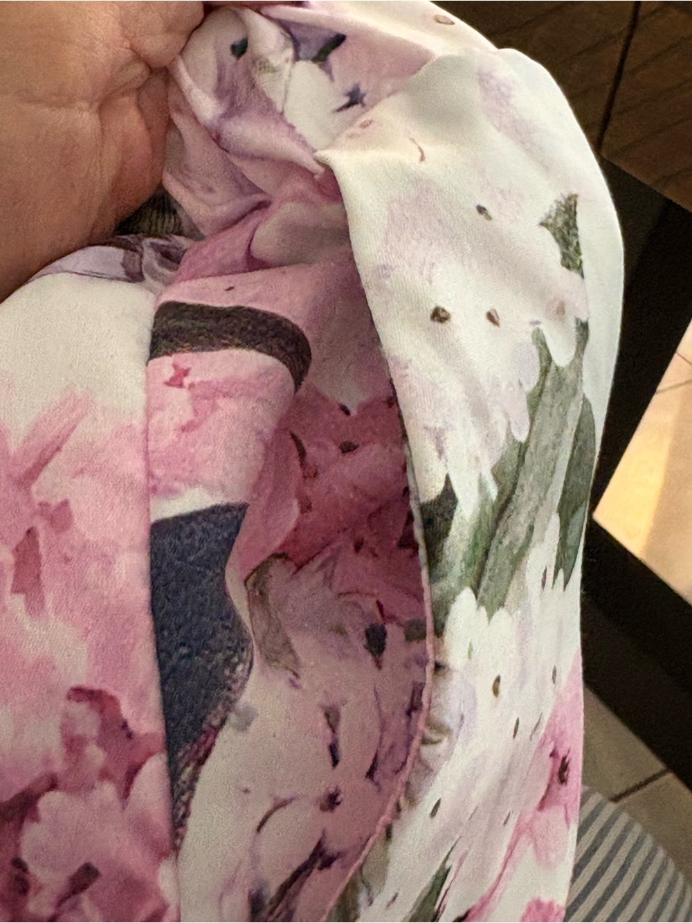 Floral Lounge Pants - Pink & Purple - Picture 6 of 6